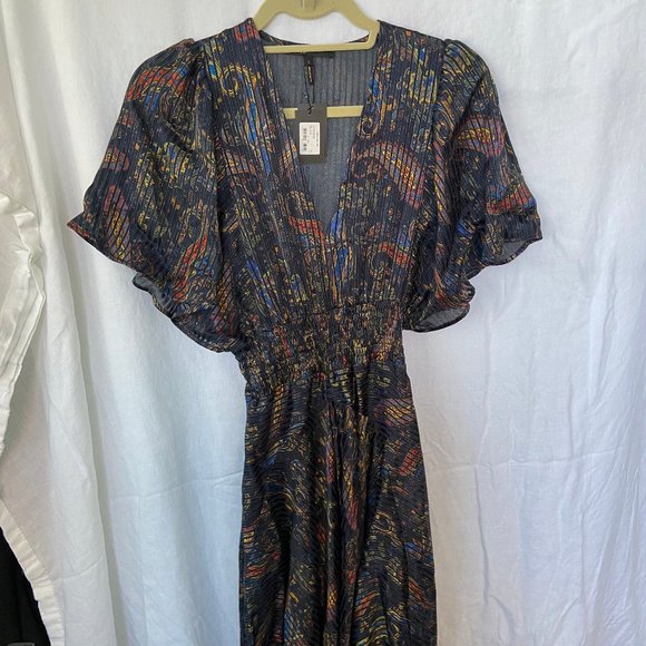 Maje Burn-Out Scarf Dress - Picture 5 of 6